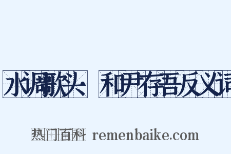 水调歌头·和尹存吾反义词是什么意思的图片